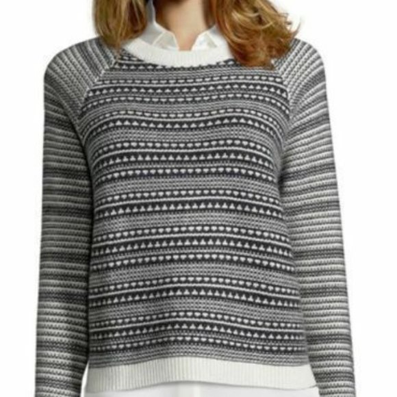 Hayden Caramel & Ivory Knit Cashmere $325 - Picture 5 of 7